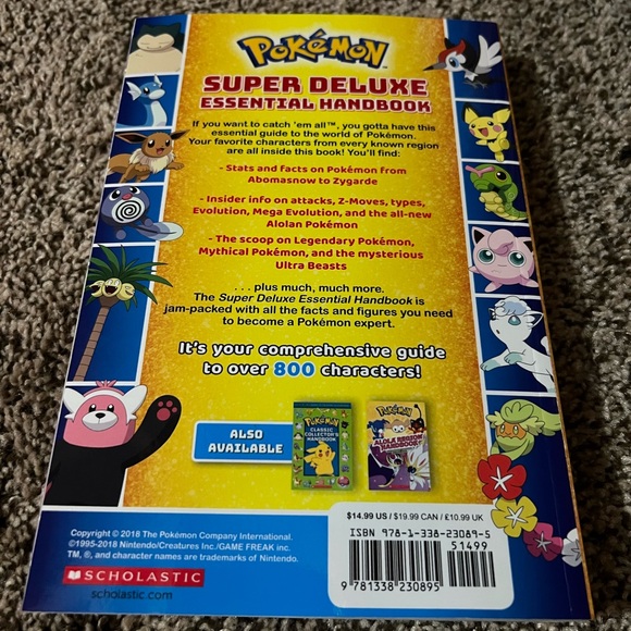 NEW Pokémon Super Deluxe Essential Handbook - Picture 2 of 2
